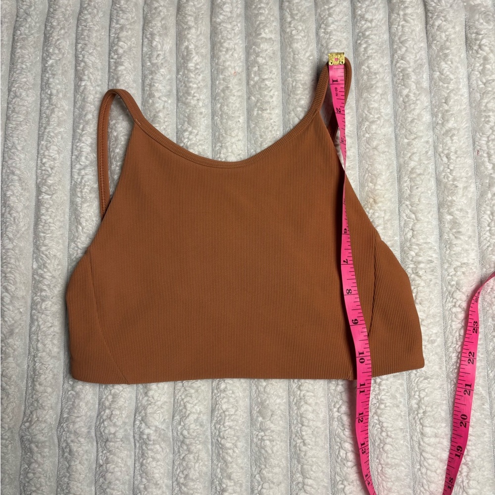 Lululemon orange inner glow Ribbed Tank Top - Picture 7 of 8